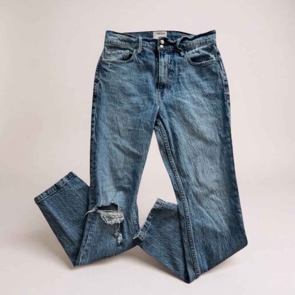 Frame Heritage High Rise Le Sylvie Slender Straight Leg Jeans